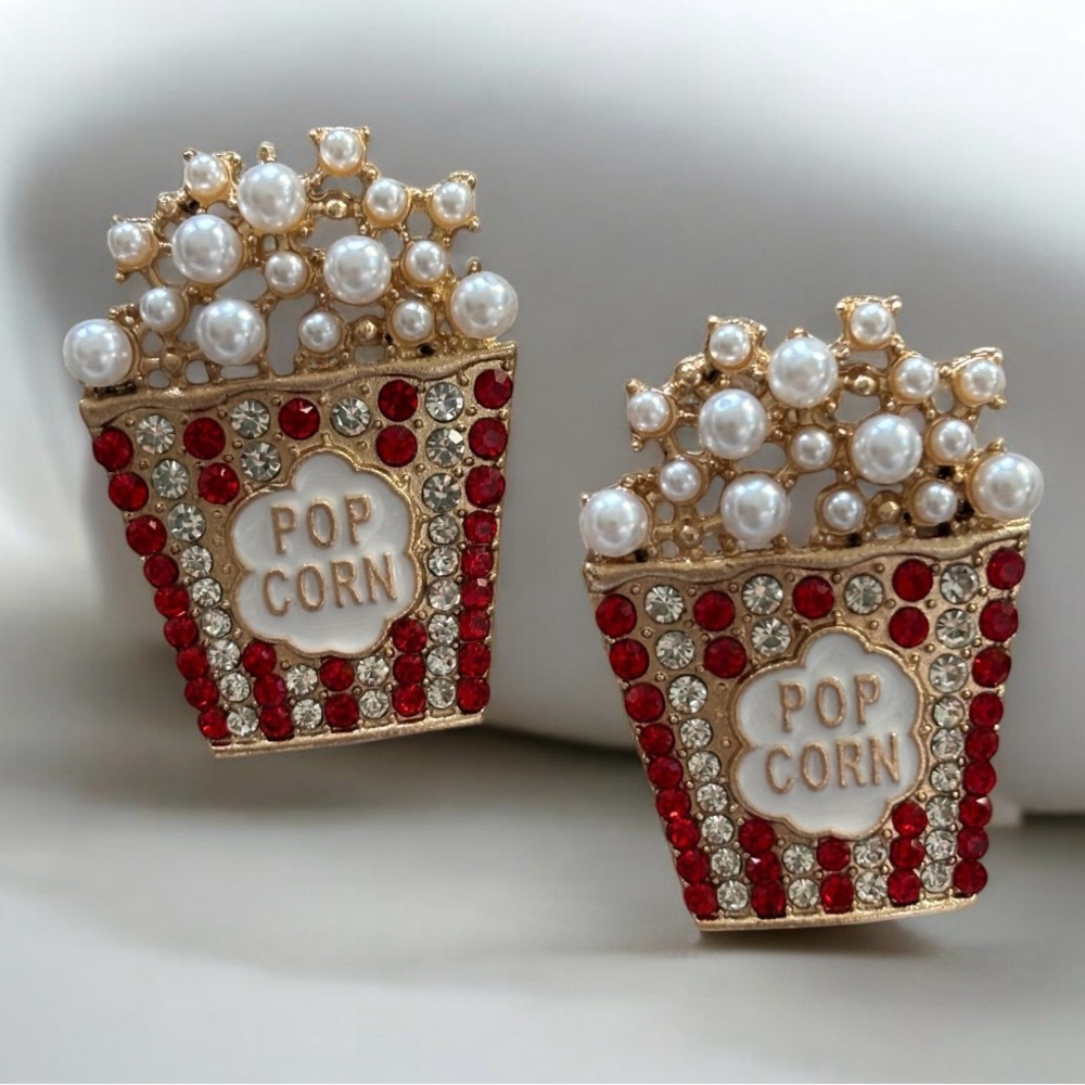 Sparkling Popcorn Earrings – adorable new